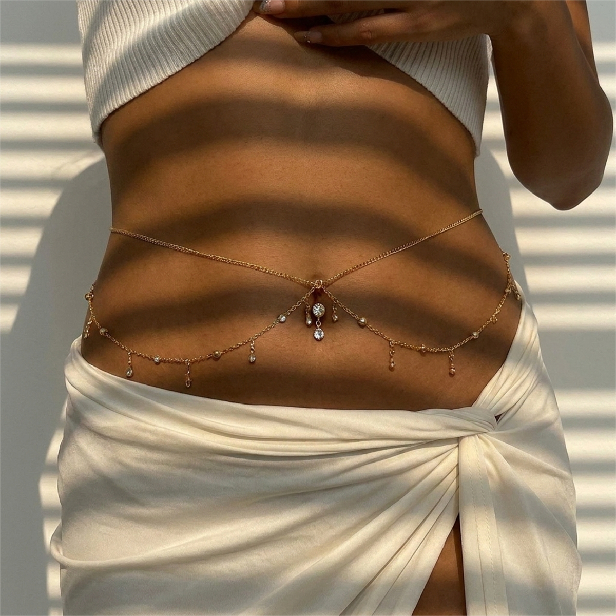 Body Jewelry Rings - Exotic Sexy Criss Cross Fake Navel