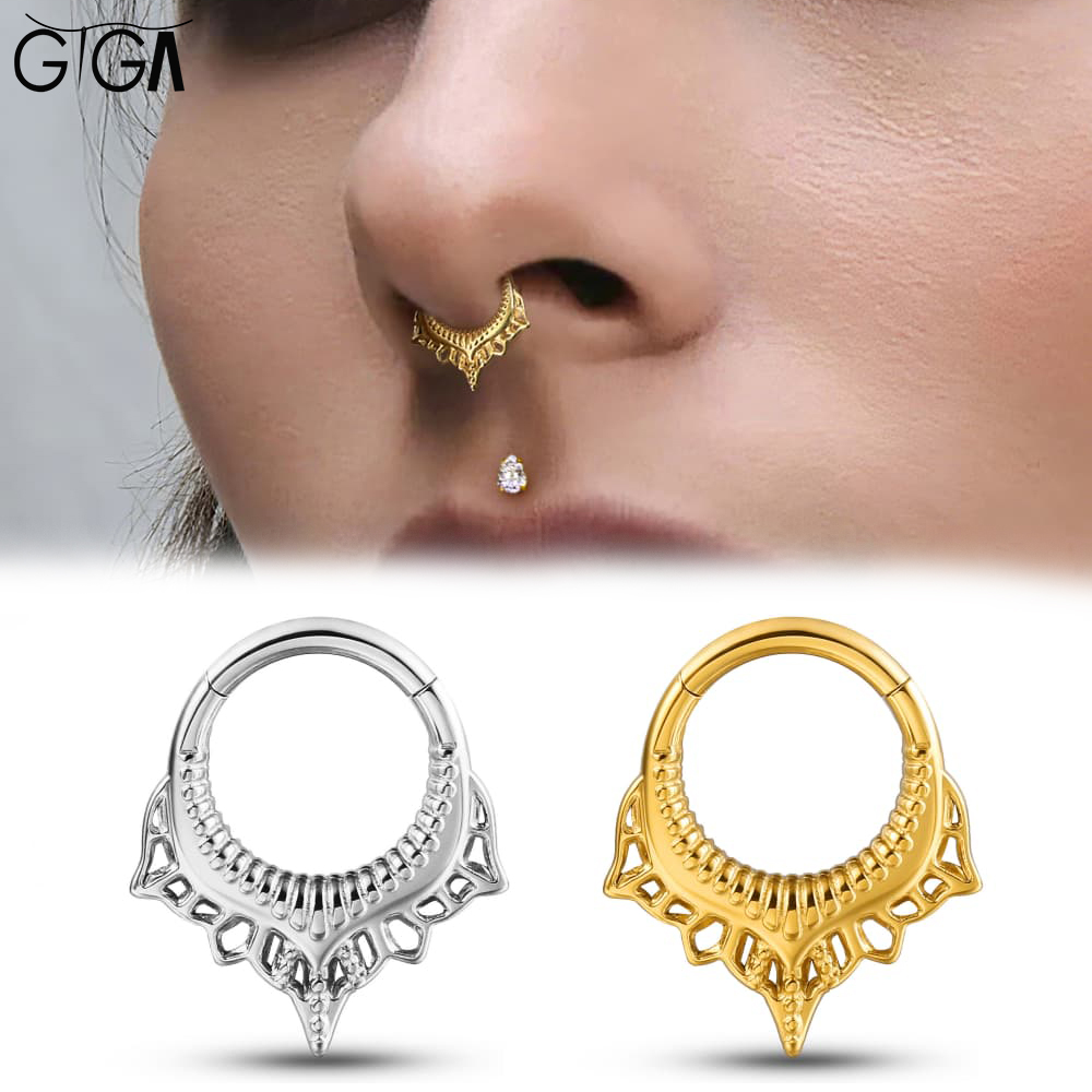 Body Jewelry Bulk - Giga 1PCS Vintage Stainless Steel Nose