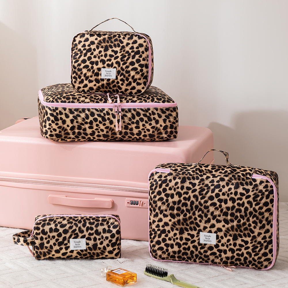 Leopard Makeup Bag Toiletry Cl - Body Jewelry Waterproof recension och pris