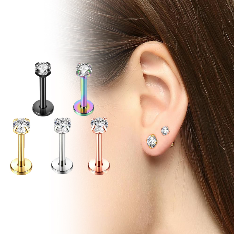 16G Titanium Internally Thread - Body Jewelry Back recension och pris