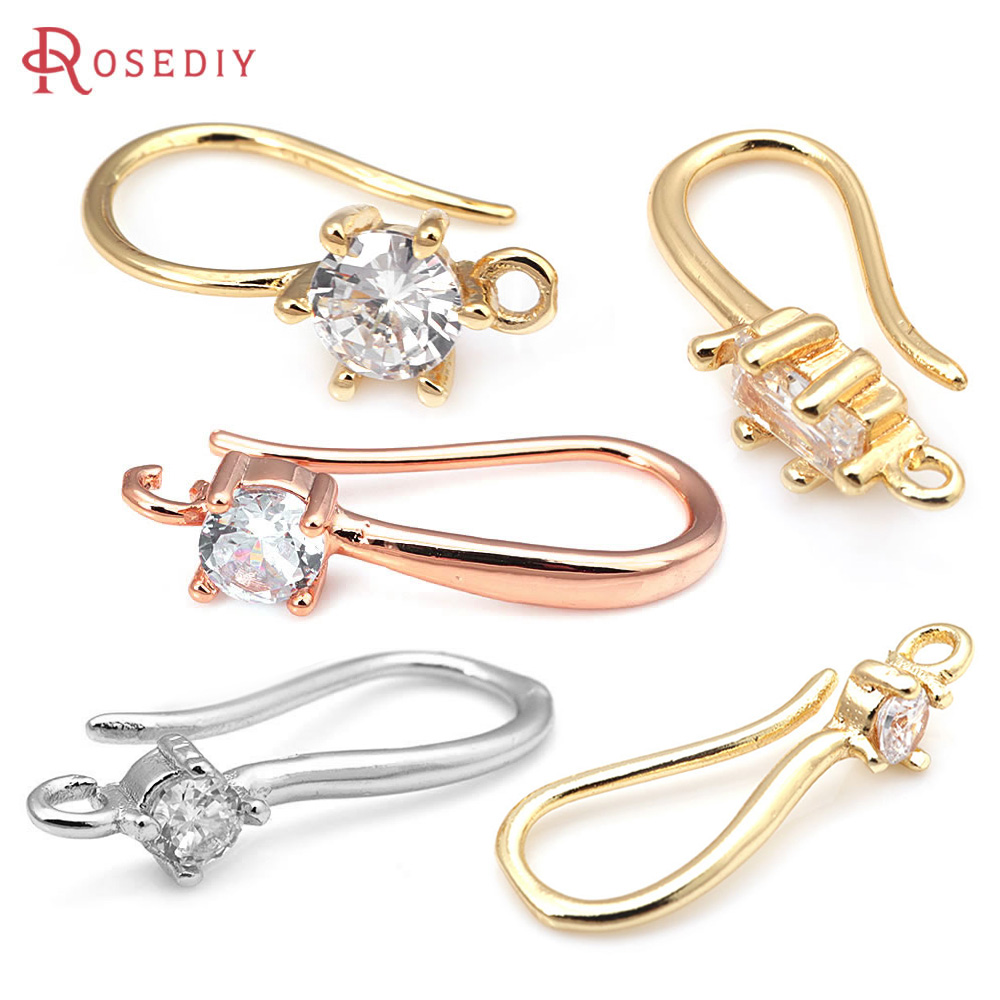 18K Gold Color Brass with Zirc - Body Jewelry High Quality recension och pris