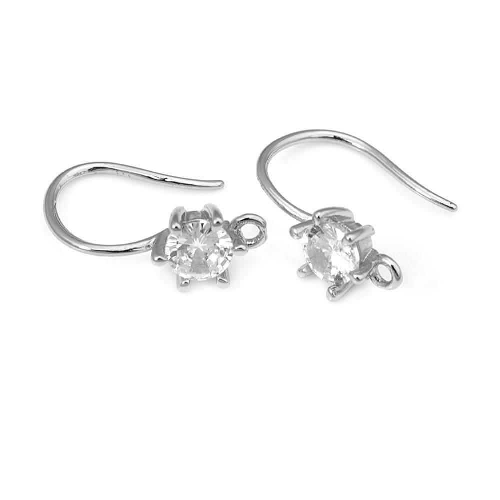 18K Gold Color Brass with Zirc - Body Jewelry High Quality recension och pris