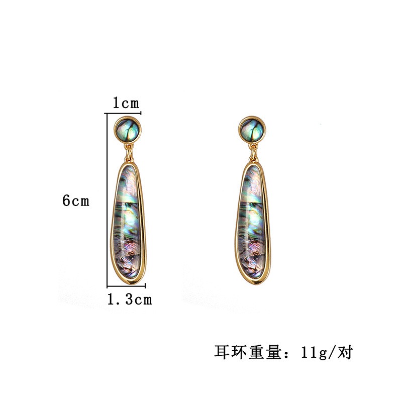 Abalone Shell Paper Water Drop - Body Jewelry Brands recension och pris