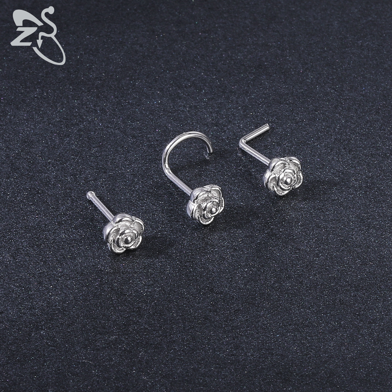 ZS 1 Piece CZ Crystal Nose Stu - Zs Body Jewelry recension och pris