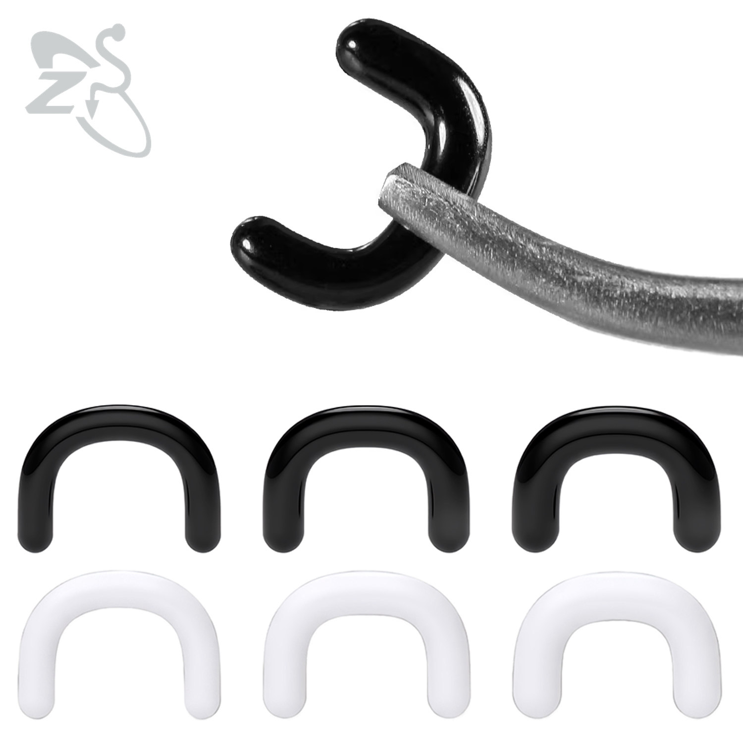 ZS 1 PC U Shape Acrylic Nose R - Zs Body Jewelry recension och pris