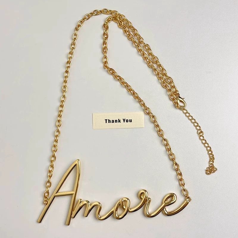 2025 New Retro Gold Letter Wai - Body Jewelry Bulk recension och pris