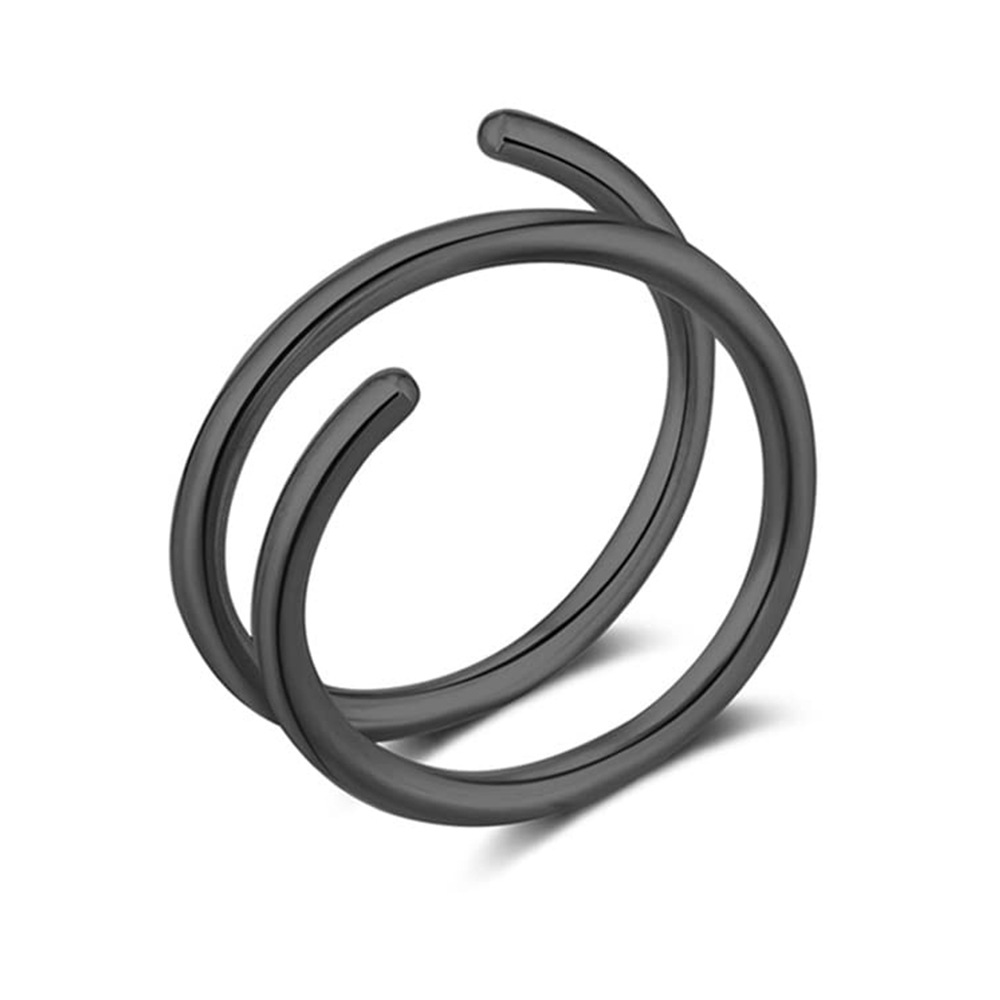 1PC Stainless Steel 316 Double - Body Jewelry Lip Ring recension och pris