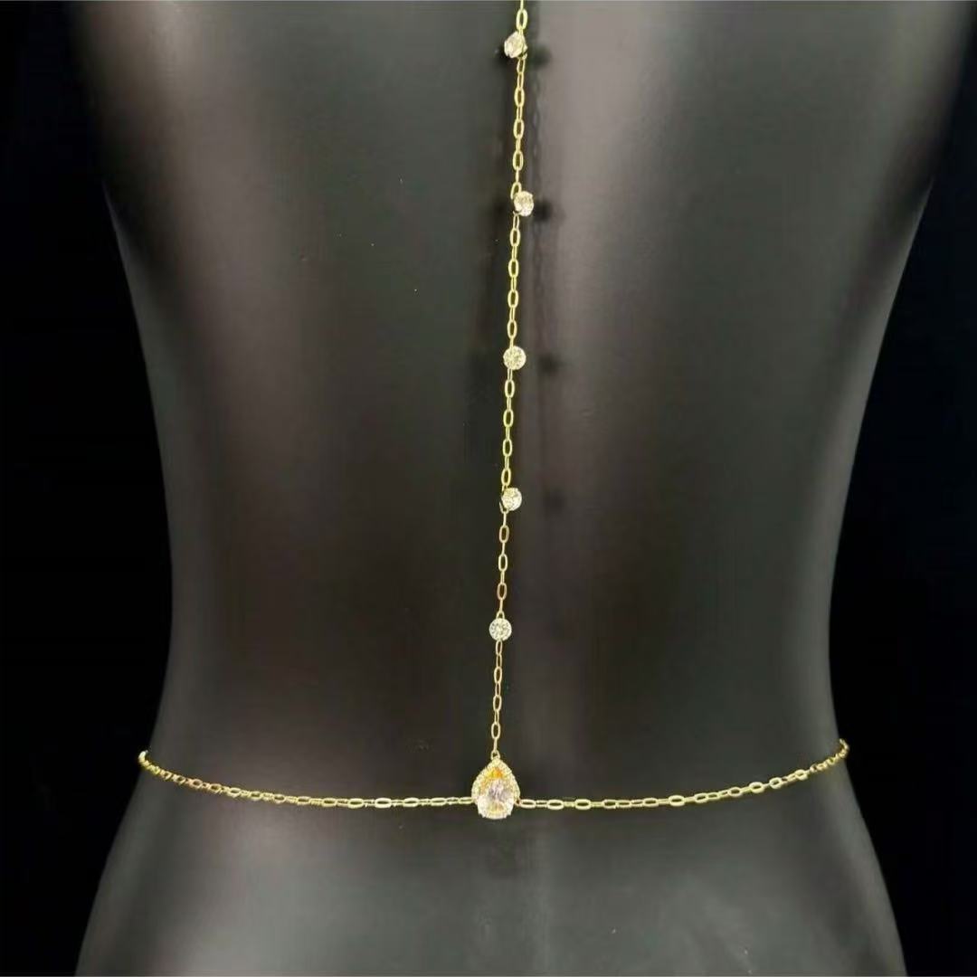 Elegant and graceful bridal ba - Body Jewelry Back recension och pris