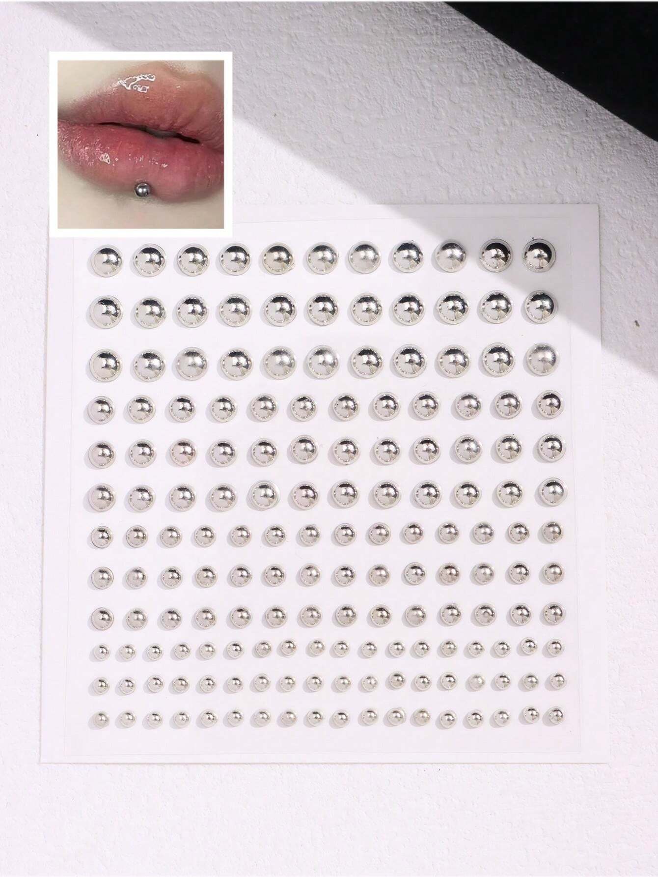 165pcs/Set 3-6mm Silver Plated - Body Jewelry Lip Ring recension och pris