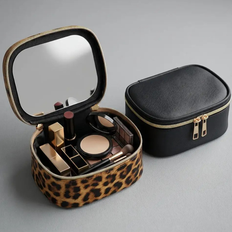 2026 New Makeup Bag with Mirro - Body Jewelry Waterproof recension och pris