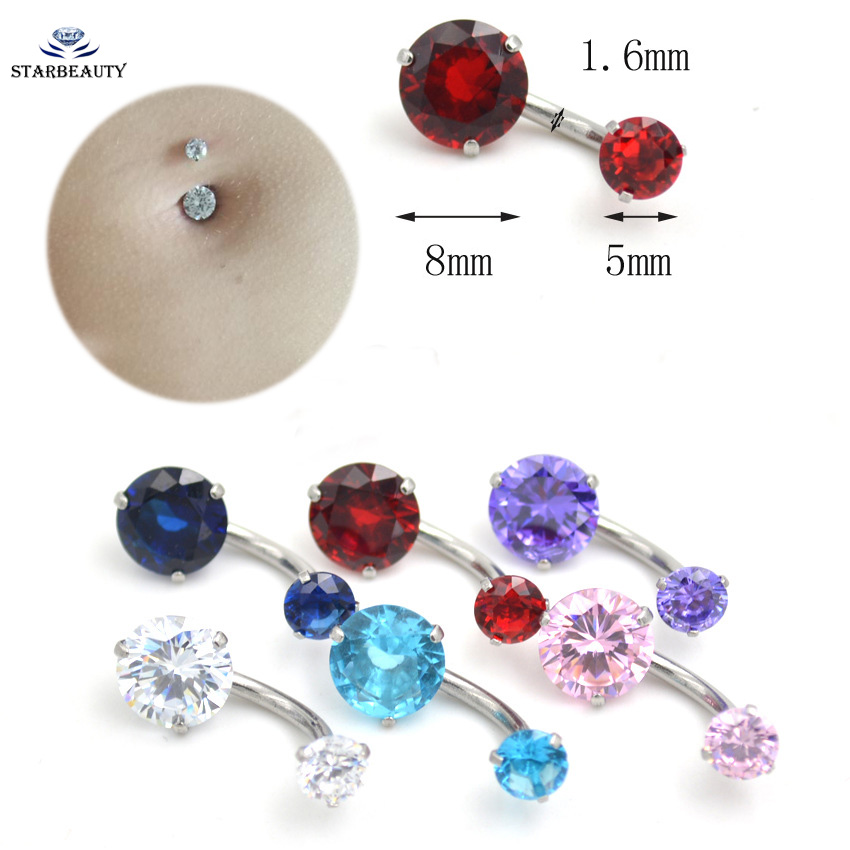 New Brand AAA Zircon Jeweled S - Body Jewelry Brands recension och pris