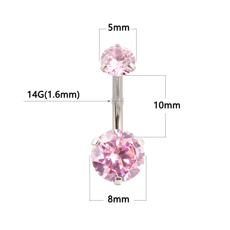 New Brand AAA Zircon Jeweled S - Body Jewelry Brands recension och pris