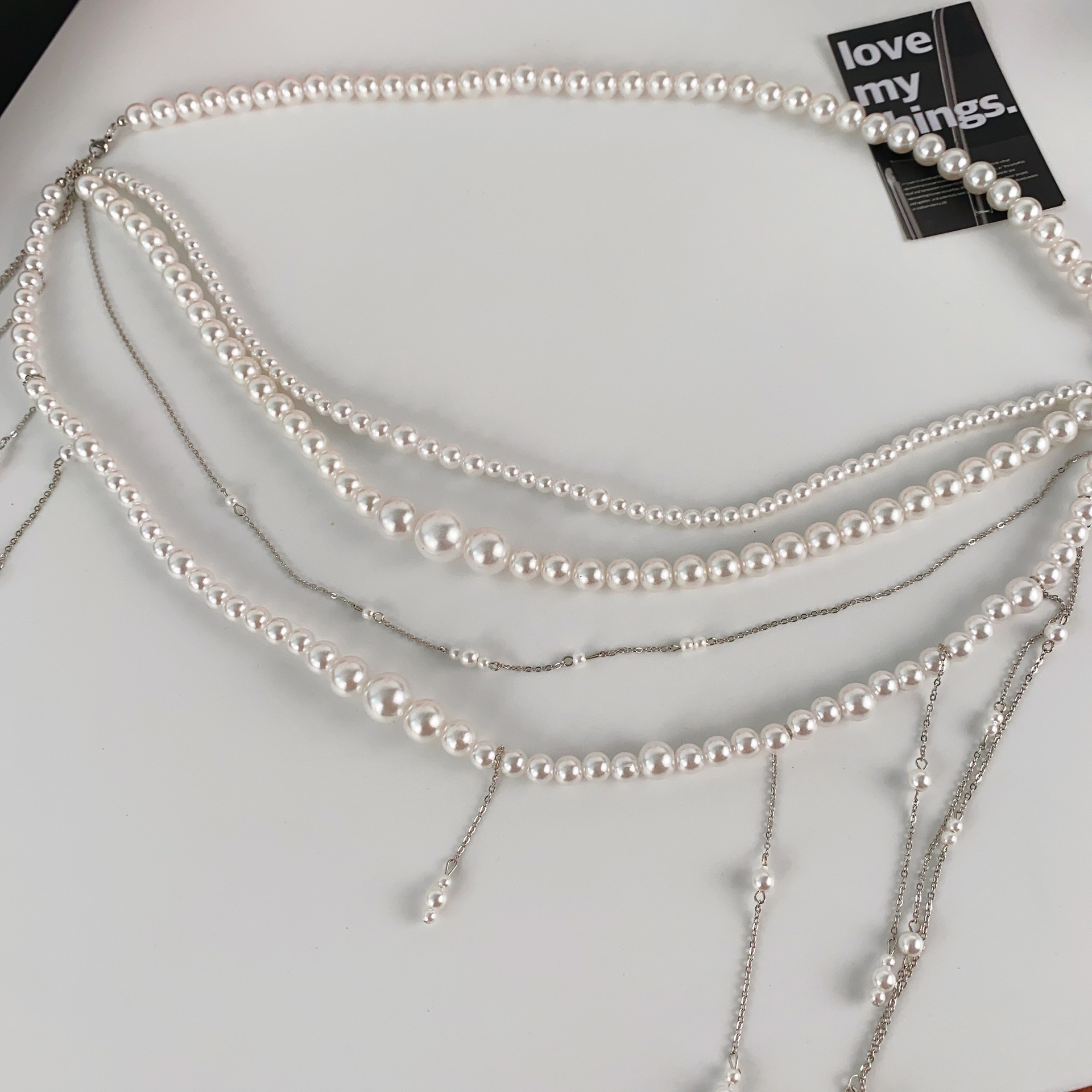 Ladies' Waist Chain Pearl Mult - Body Jewelry Brands recension och pris
