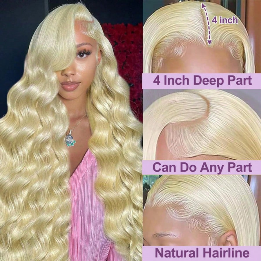 16 18 Inch 13x4 HD Lace Wig Ch - Body Jewelry Underwear recension och pris