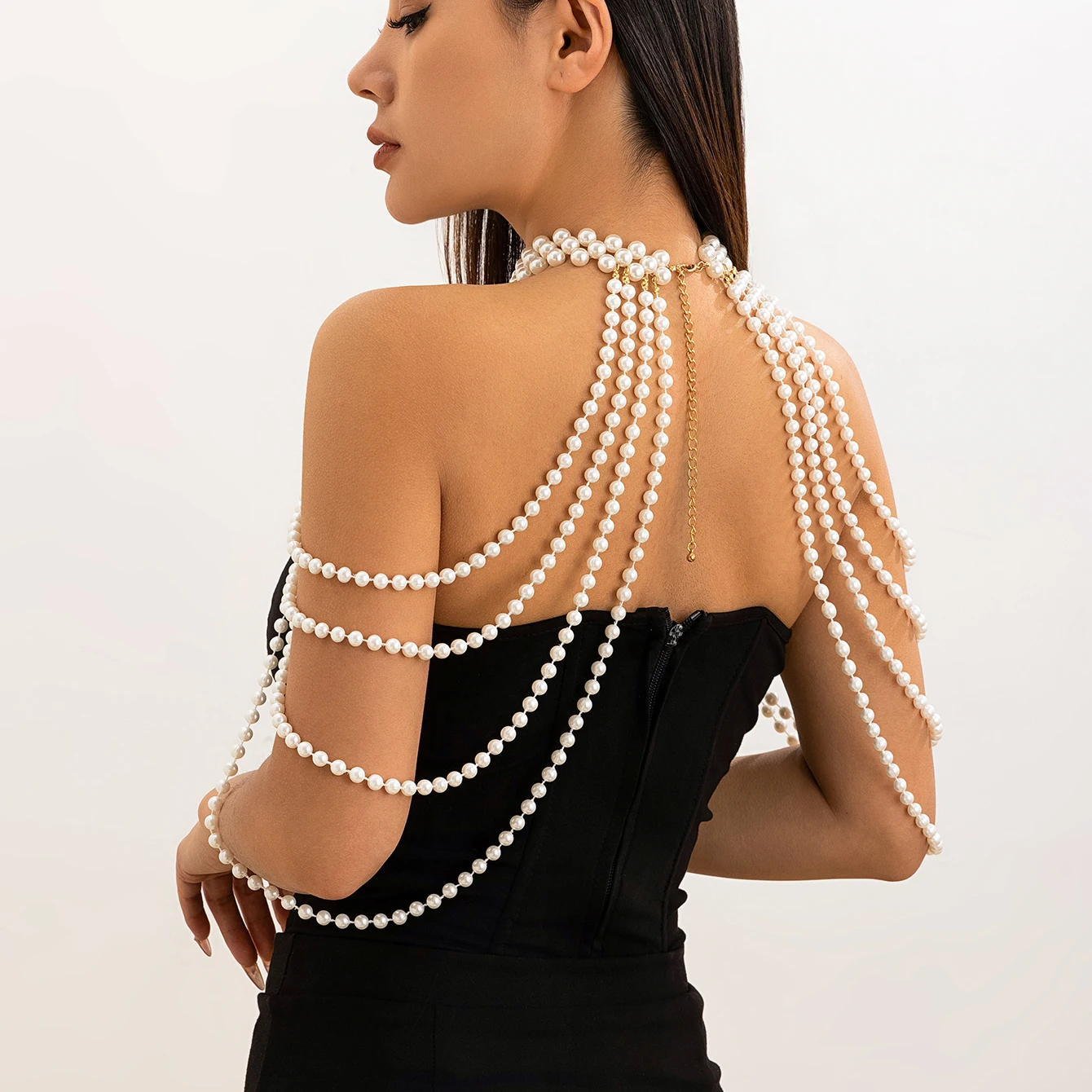Bridal Tassel Imitation Pearl  - Body Jewelry Bulk recension och pris
