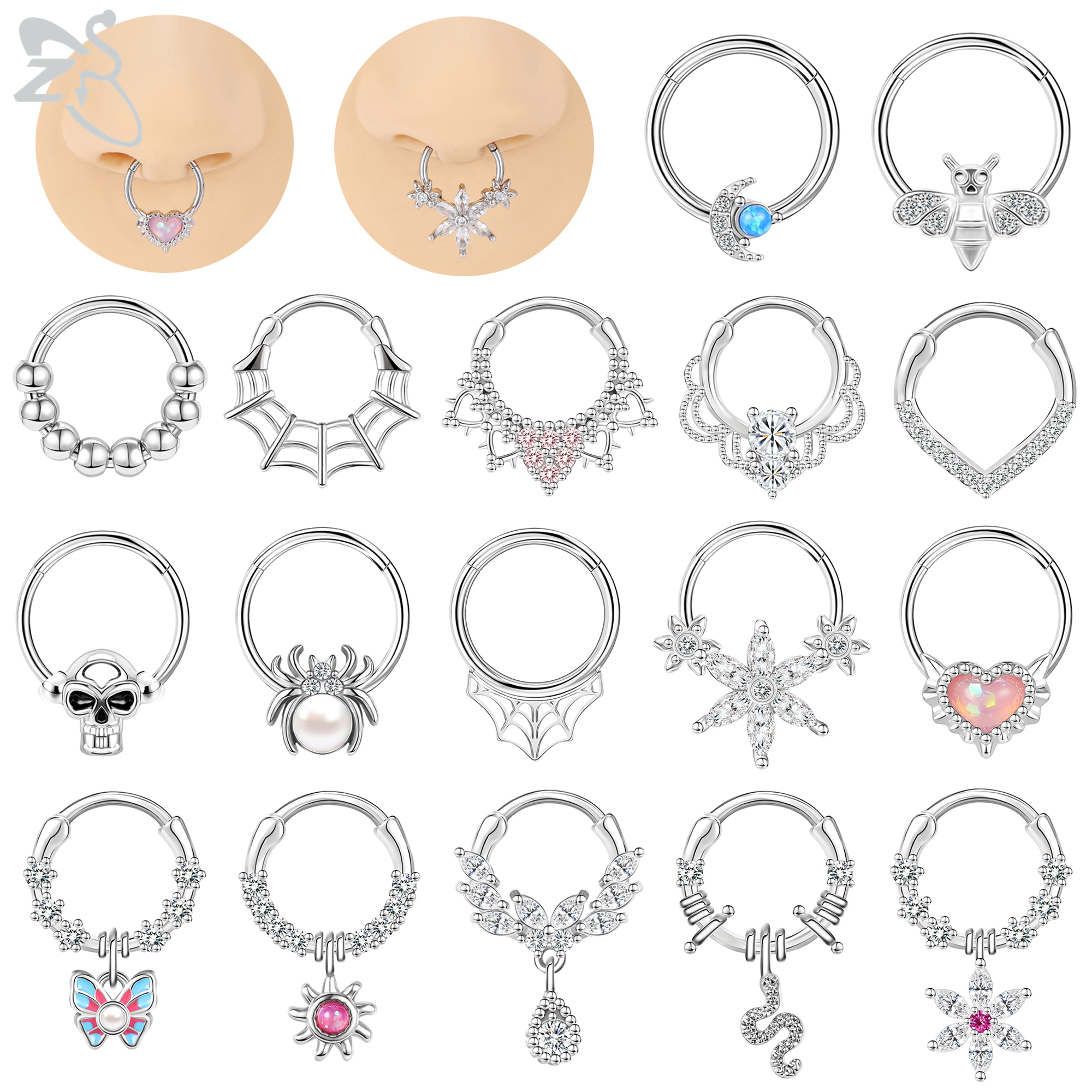 ZS 1 Piece Cute 16G Stainless  - Zs Body Jewelry recension och pris