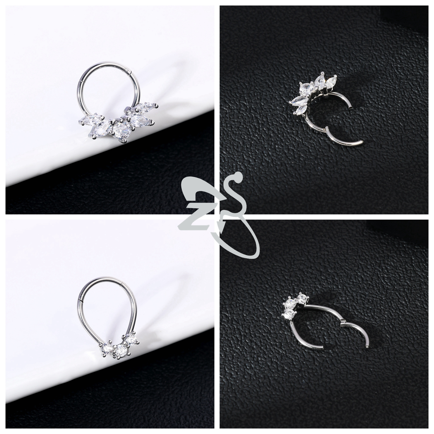 ZS 1 Piece Cute 16G Stainless  - Zs Body Jewelry recension och pris