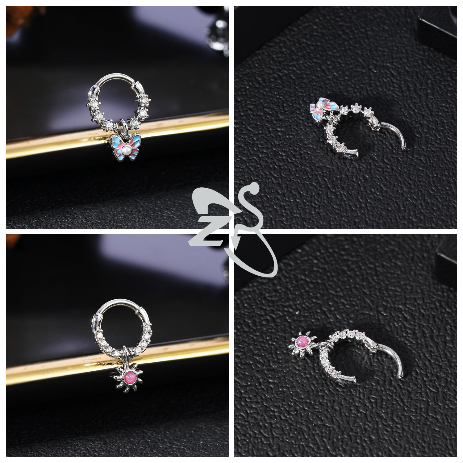 ZS 1 Piece Cute 16G Stainless  - Zs Body Jewelry recension och pris