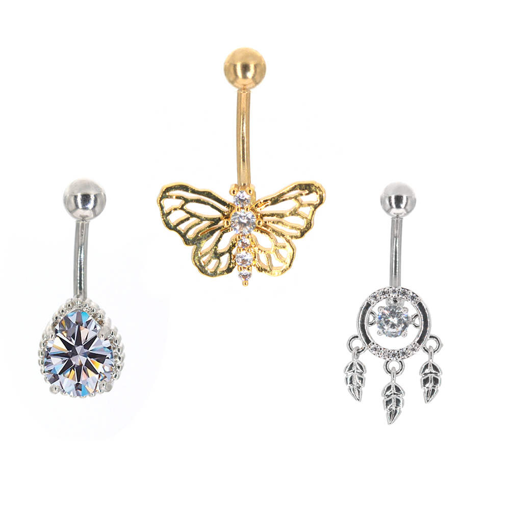 1Pc Butterfly Sexy Dangling Na - Body Jewelry Brands recension och pris