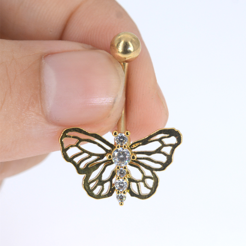1Pc Butterfly Sexy Dangling Na - Body Jewelry Brands recension och pris
