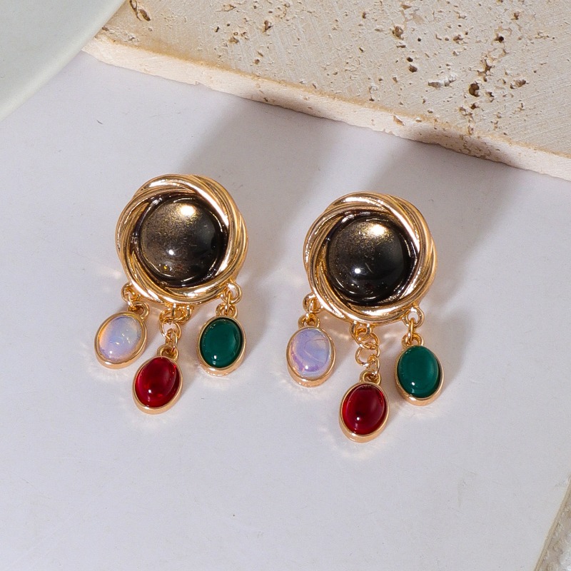 Colorful Glass Crystal Earring - Body Jewelry Brands recension och pris