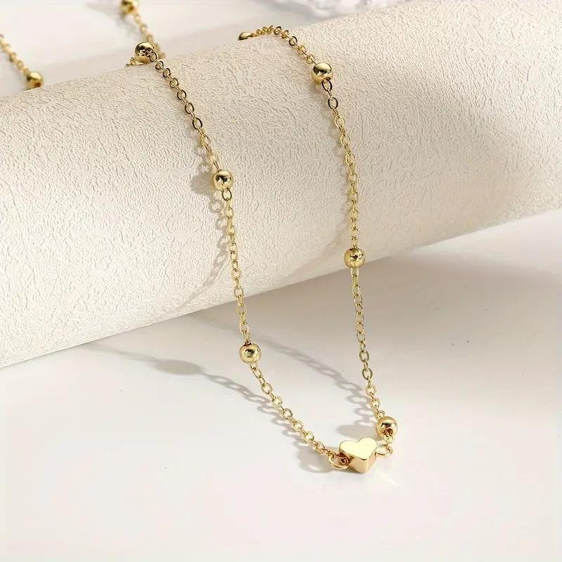 Girls Simple Heart Beaded Bell - Body Jewelry Bulk recension och pris