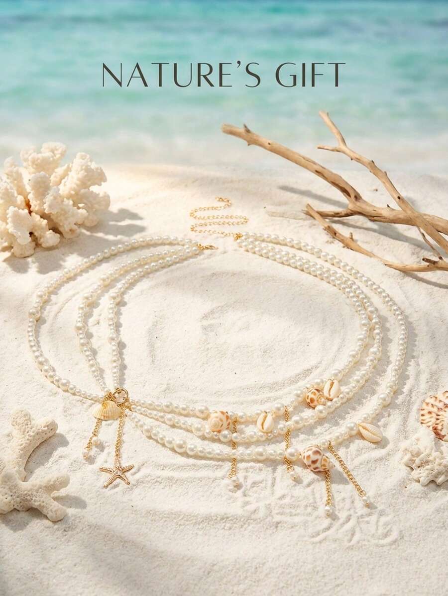 Three-layer beaded waist chain - Body Jewelry Waist Chains recension och pris