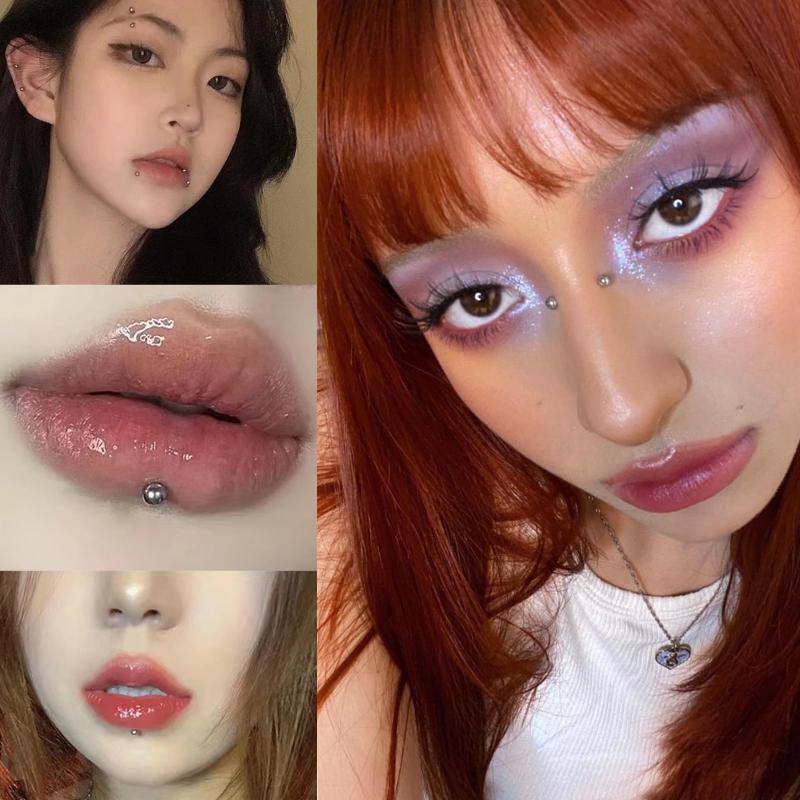 321pcs Non Piercing Lip Studs  - Body Jewelry Waterproof recension och pris