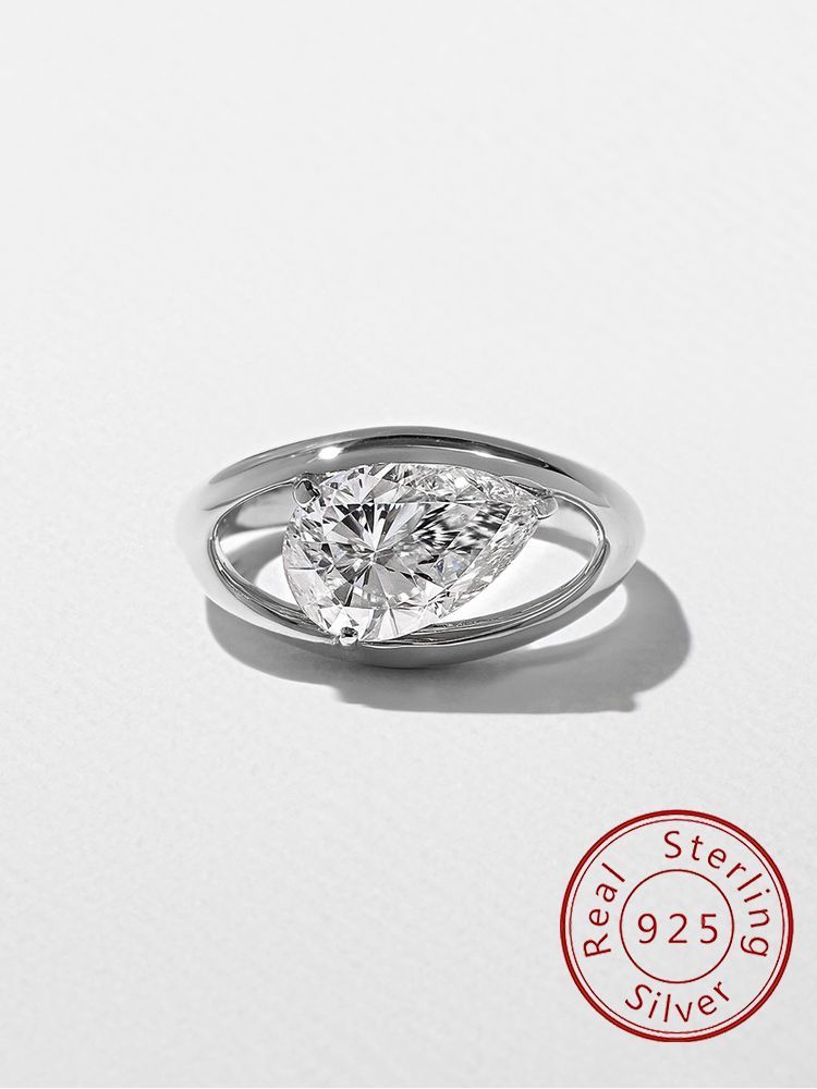 925 Sterling Silver Hollowed W - Body Jewelry High Quality recension och pris