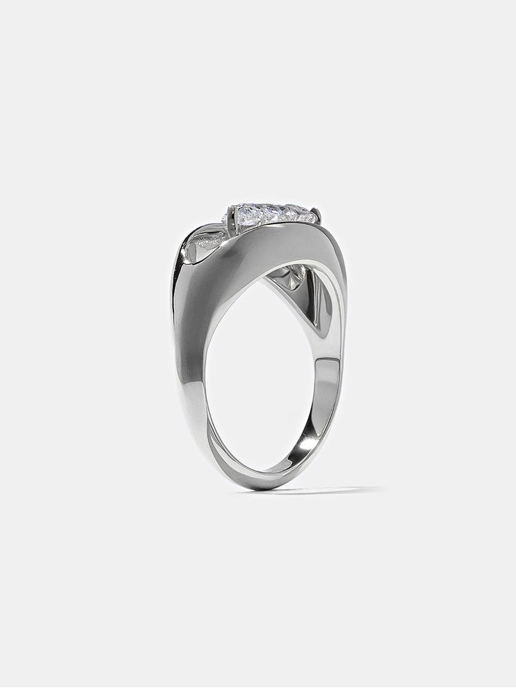 925 Sterling Silver Hollowed W - Body Jewelry High Quality recension och pris