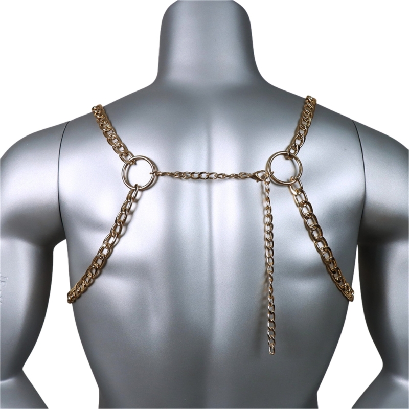 Men's Sexy Metal Body Chest Ch - Body Jewelry Bulk recension och pris