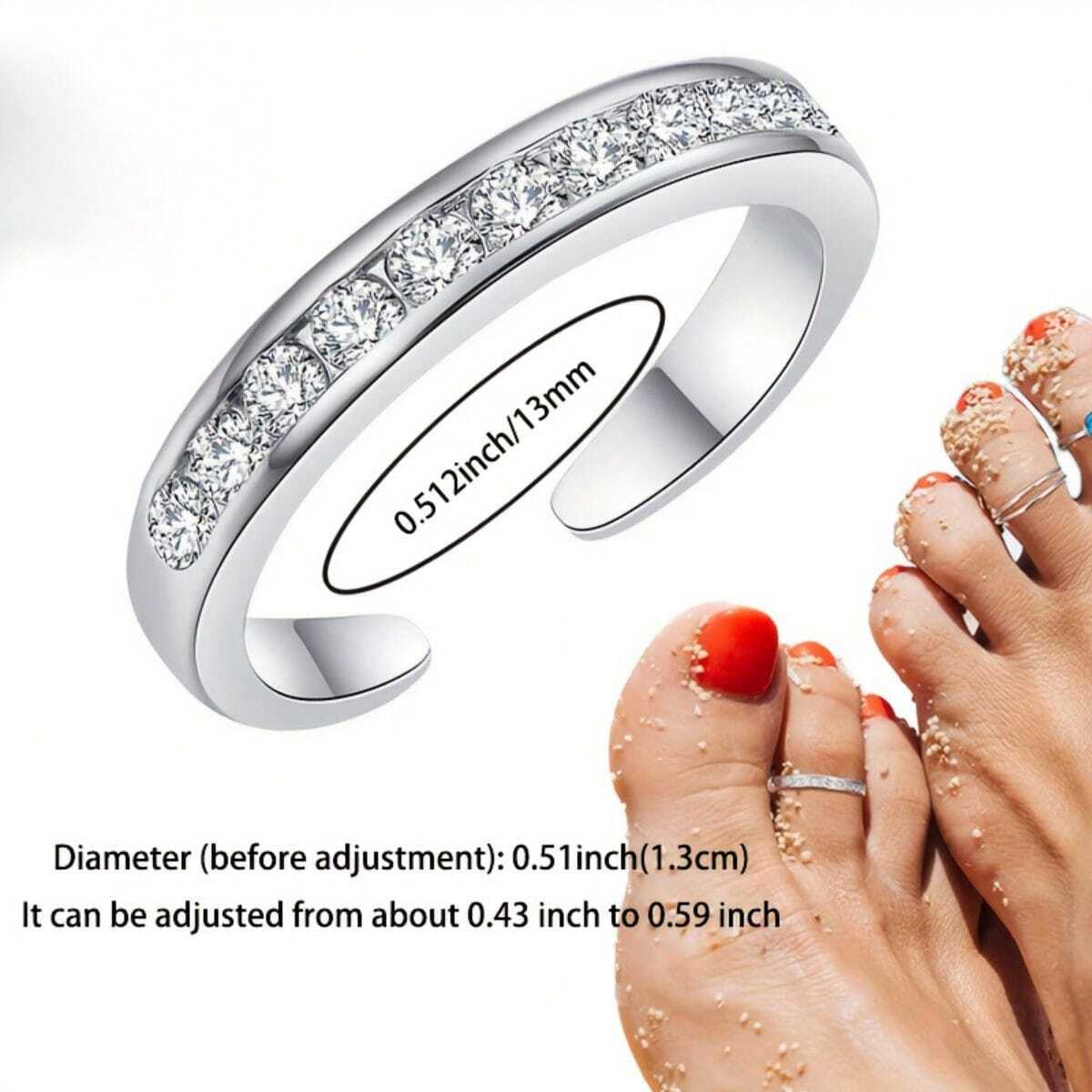 Stainless Foot Ring Summer Bea - Body Jewelry Rings recension och pris