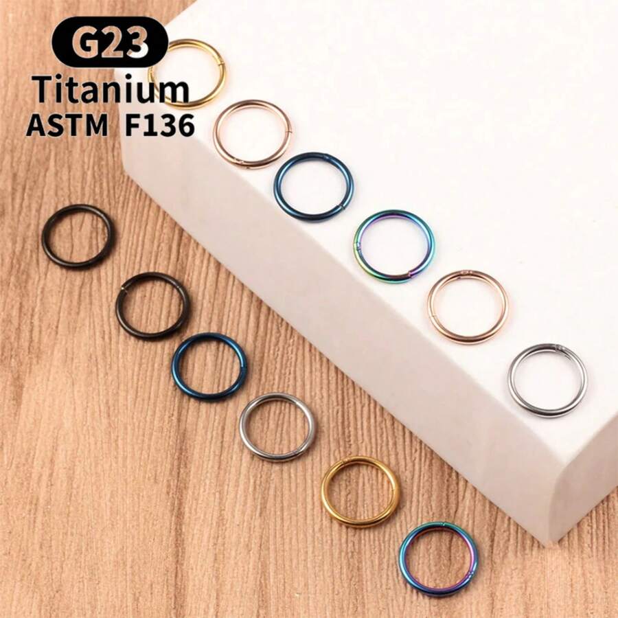 G23 Titanium Small Circle Nose - Body Jewelry Rings recension och pris