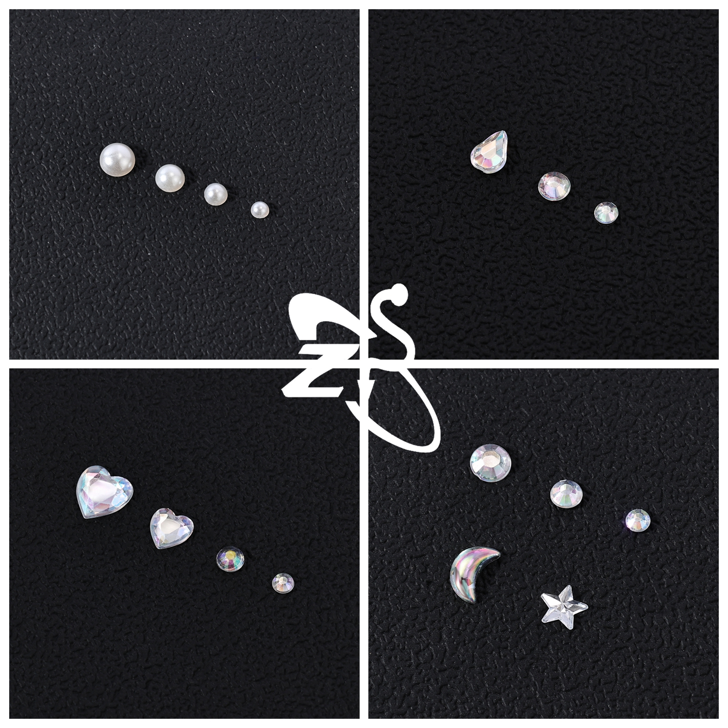 ZS 1 Set 3D Colorful Rhineston - Zs Body Jewelry recension och pris