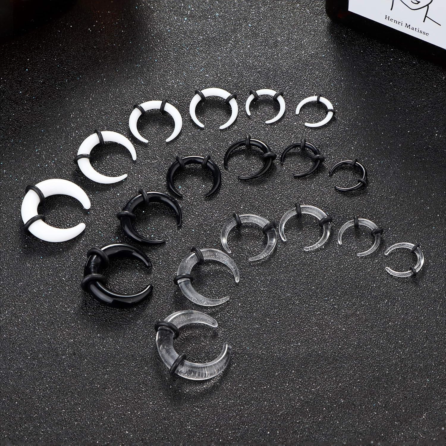 FASACCO 1pc Pincher Taper Sept - Body Jewelry Rings recension och pris