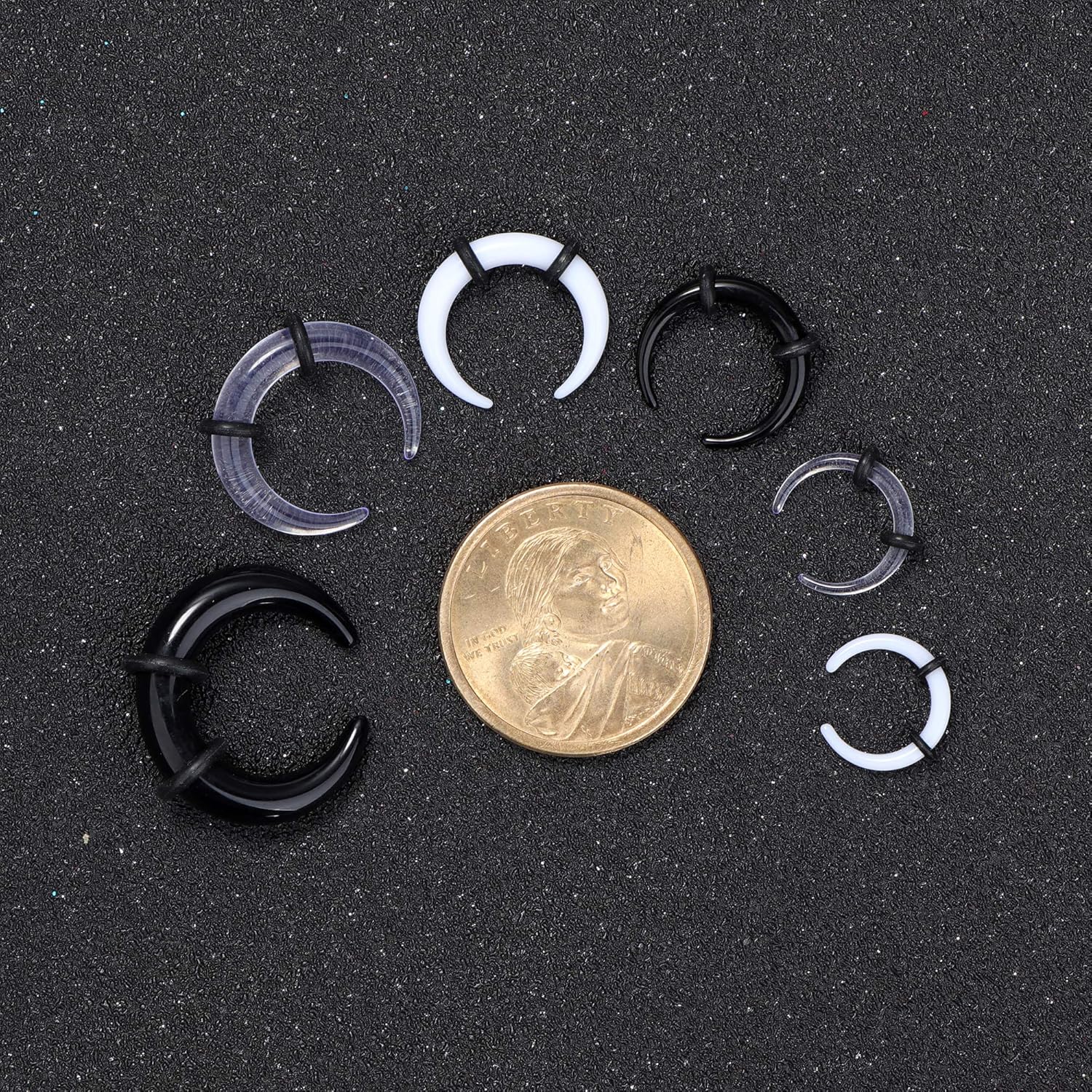 FASACCO 1pc Pincher Taper Sept - Body Jewelry Rings recension och pris