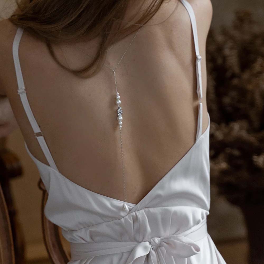Stonefans Pearl Back Drop Chai - Body Jewelry Back recension och pris