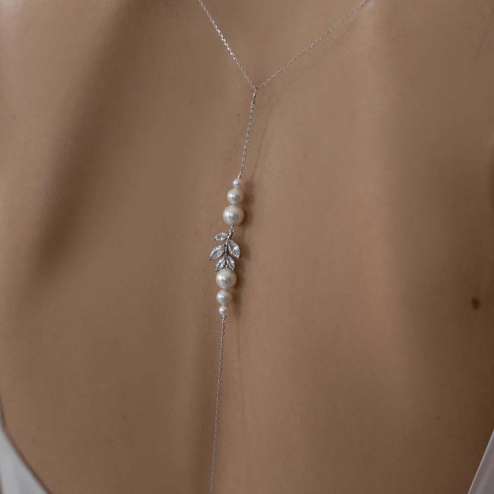 Stonefans Pearl Back Drop Chai - Body Jewelry Back recension och pris