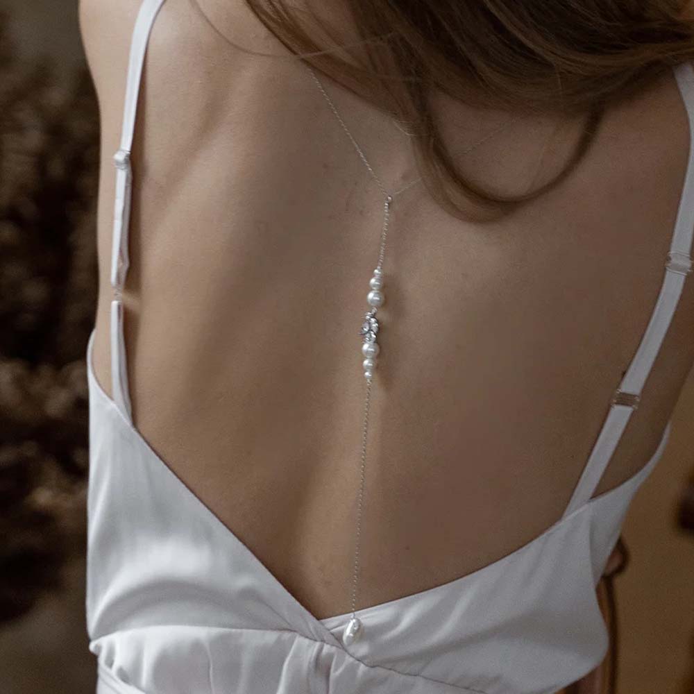 Stonefans Pearl Back Drop Chai - Body Jewelry Back recension och pris