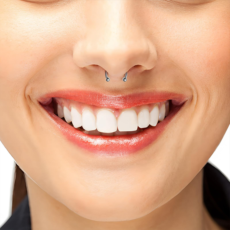 5pcs/lot Stainless Steel 18G H - Body Jewelry Lip Ring recension och pris