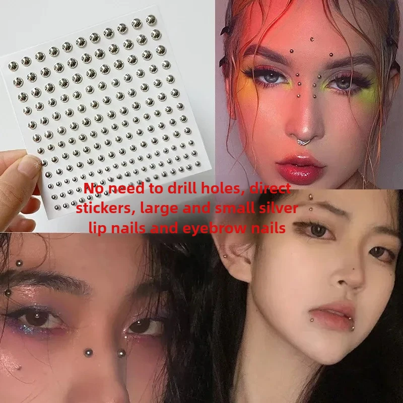 165pcs Non Piercing Lip Nails  - Body Jewelry Lip Ring recension och pris