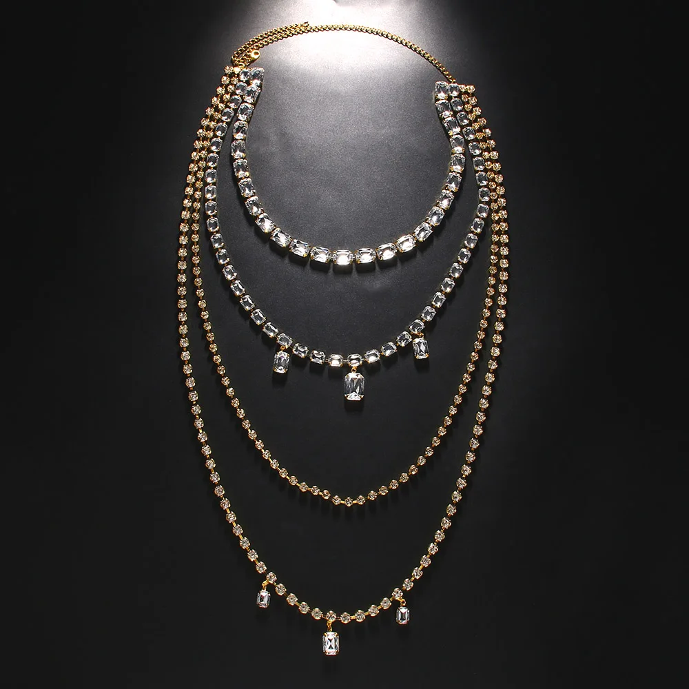 Shine Rhinestone Long Tassel B - Body Jewelry Back recension och pris