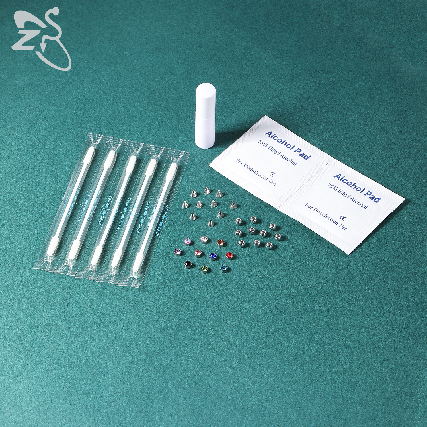 ZS 1 Set Fake Eyebrow Ring Men - Body Jewelry Lip Ring recension och pris