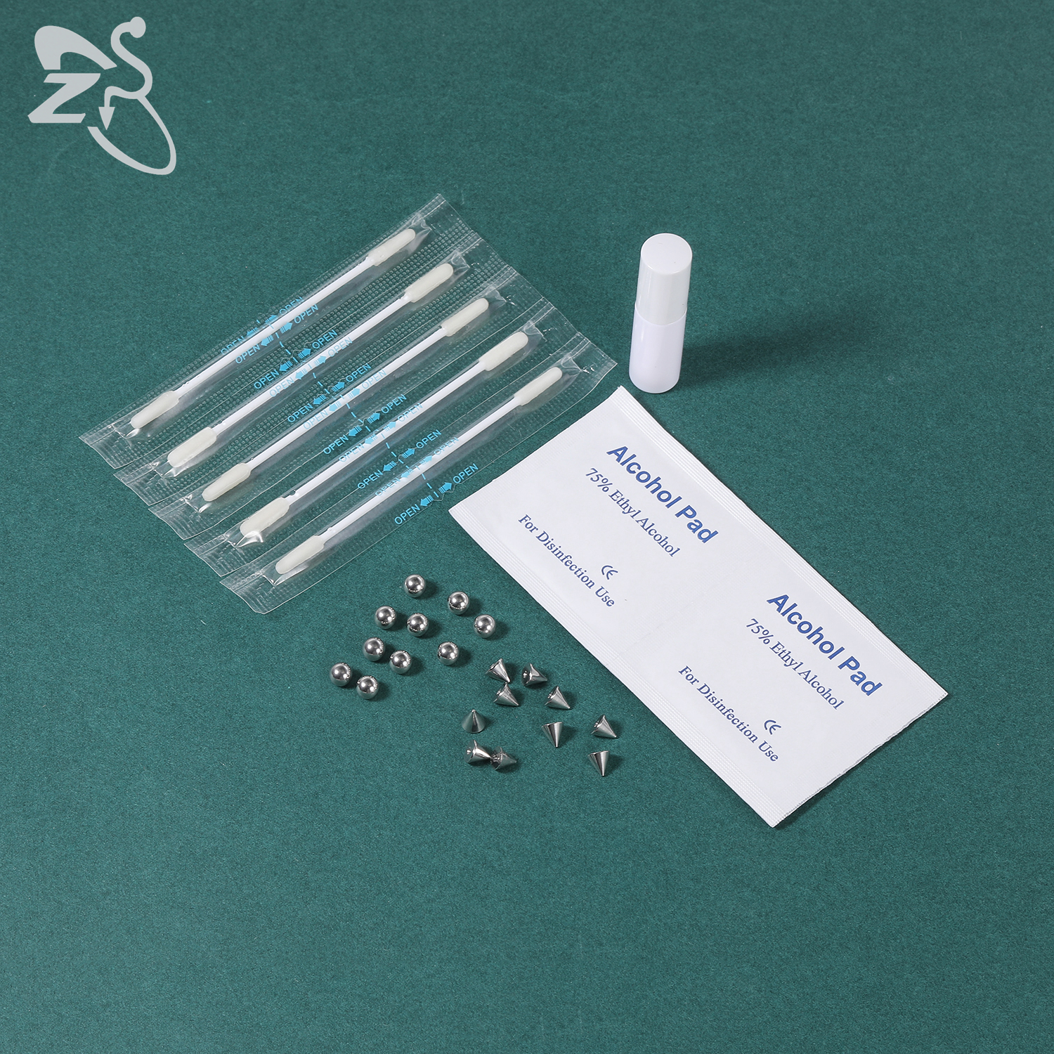 ZS 1 Set Fake Eyebrow Ring Men - Body Jewelry Lip Ring recension och pris