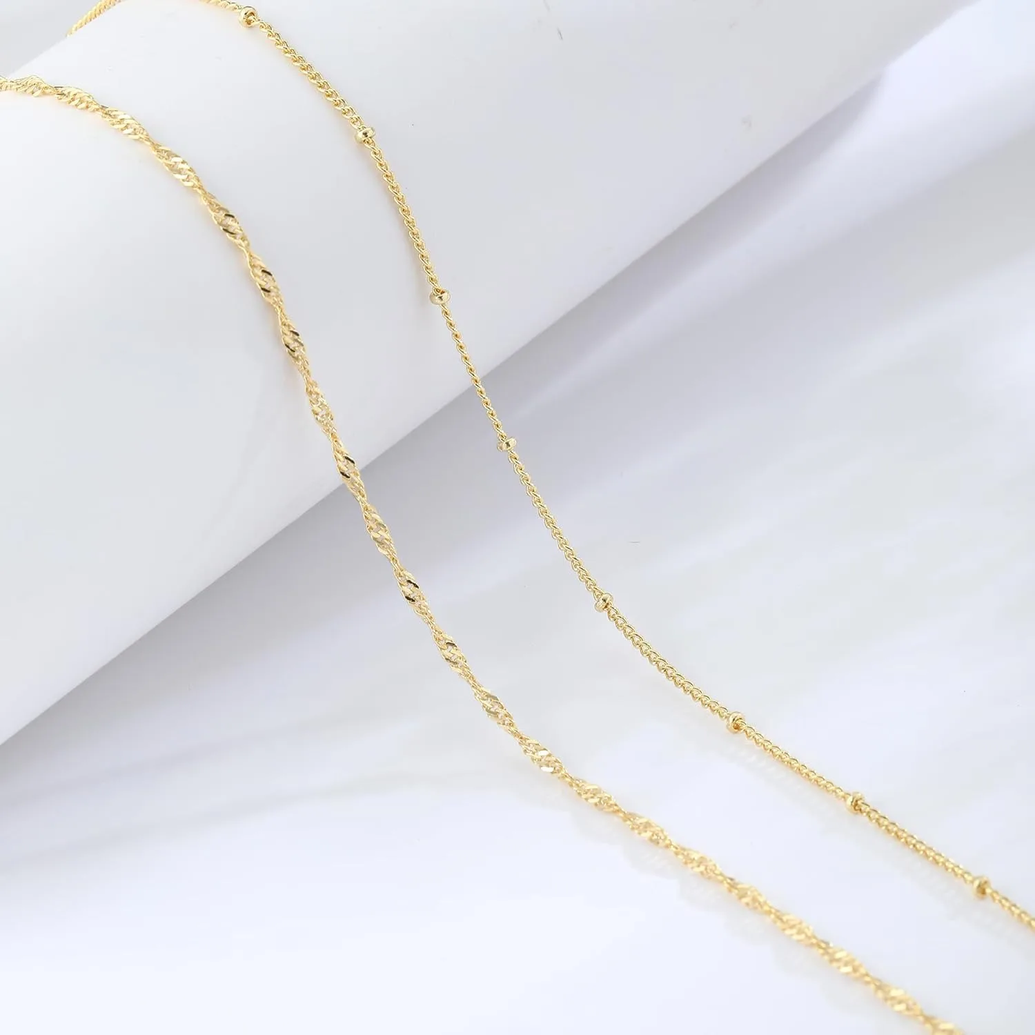 14k Gold Plated 26-33Inch Adju - Body Jewelry Waterproof recension och pris