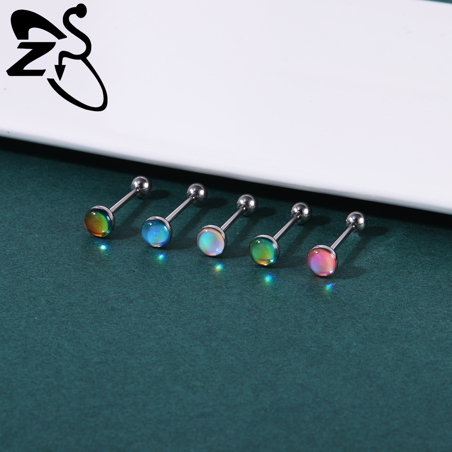 ZS 1 Piece Colorful 14G Stainl - Zs Body Jewelry recension och pris
