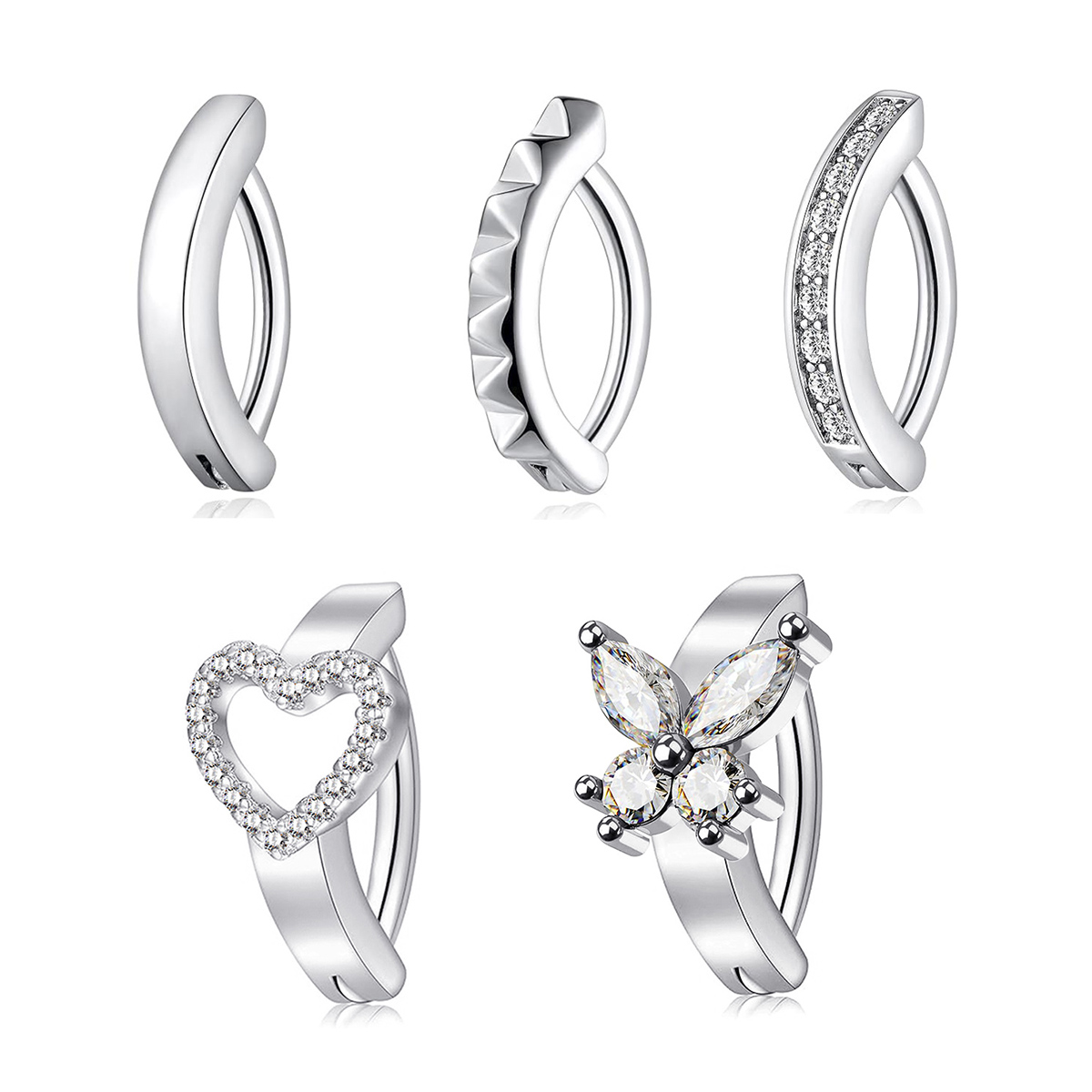 316L Stainless Steel Belly But - Body Jewelry Belly Button Rings recension och pris