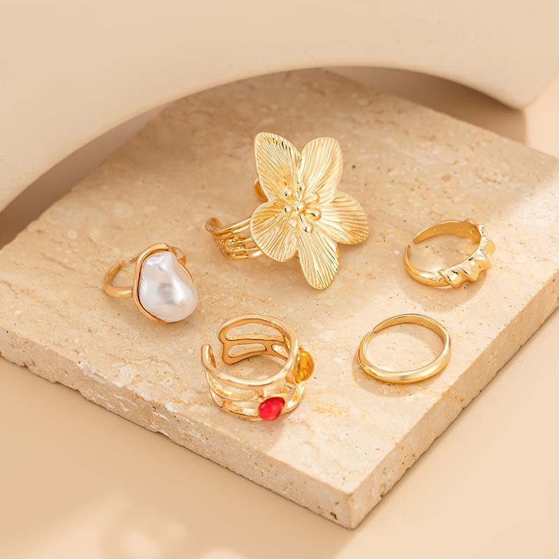 Adjustable Toe Ring Set Gold S - Body Jewelry Rings recension och pris