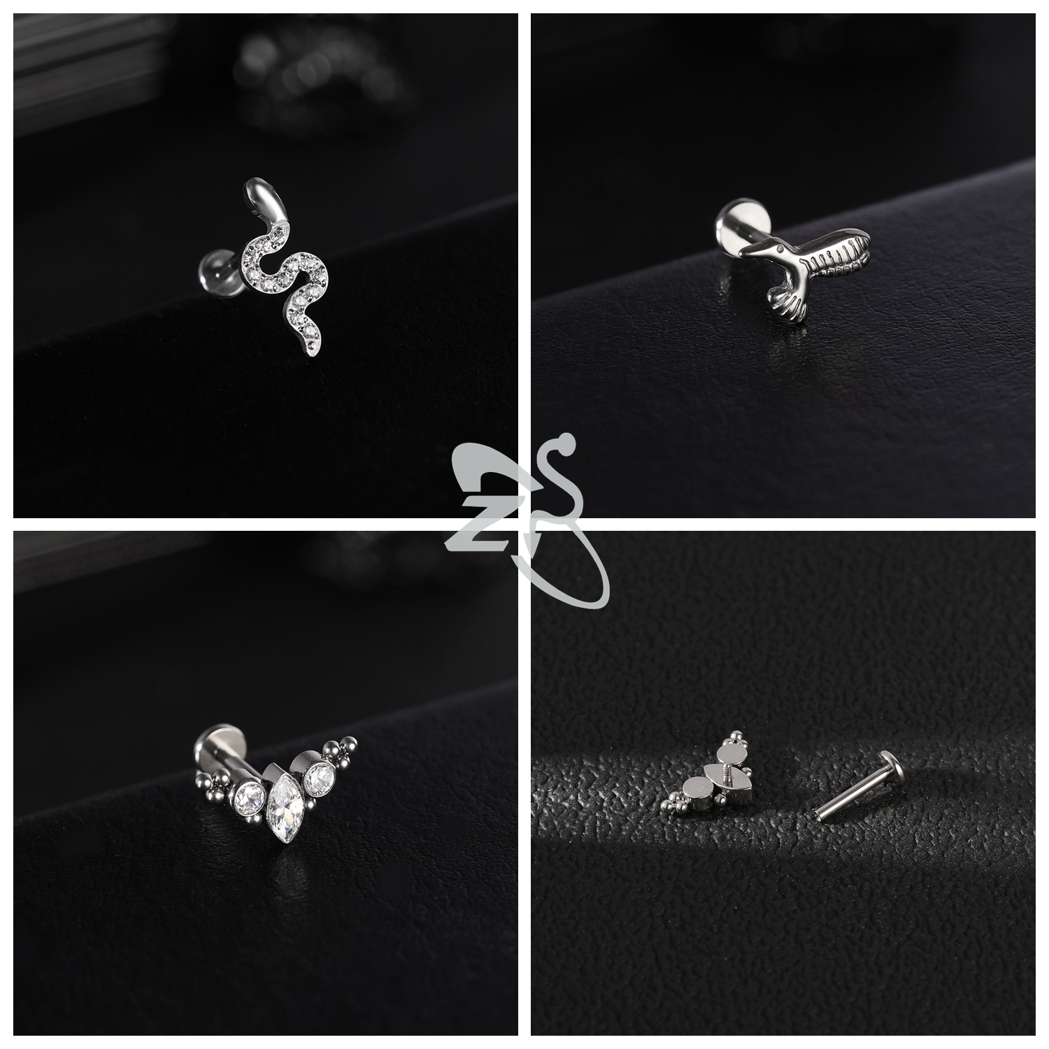 ZS 1 PC G23 Titanium Thread Li - Zs Body Jewelry recension och pris