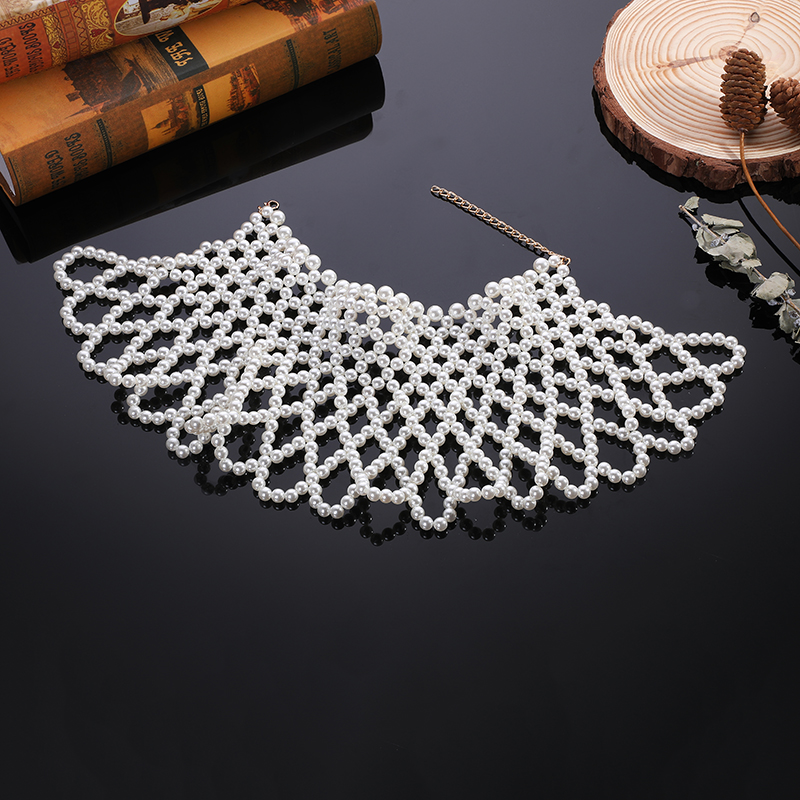 Fashion necklace pearl wedding - Body Jewelry Brands recension och pris